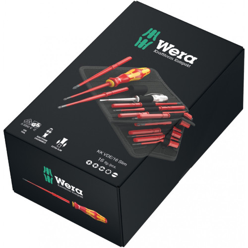 Викрутка зі змінними насадками Wera Kraftform Kompakt VDE 60 iS/65 iS/67 iS/16