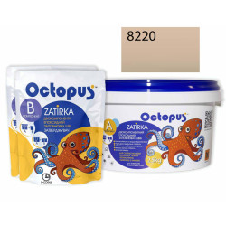 Двокомпонентна епоксидна фуга Octopus Zatirka колір коричнево-персиковий 8220 2,5 кг