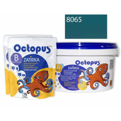 Двокомпонентна епоксидна фуга Octopus Zatirka колір бірюзово-морський 8065 2,5 кг