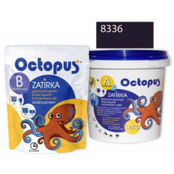 Двокомпонентна епоксидна фуга Octopus Zatirka колір фіолетово-фіалковий8336 1,25 кг