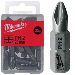 Насадка Milwaukee PH2 25 мм (25 шт.)