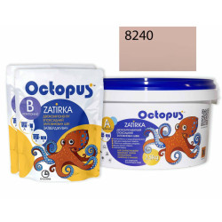 Двокомпонентна епоксидна фуга Octopus Zatirka колір персиковий 8240 2,5 кг