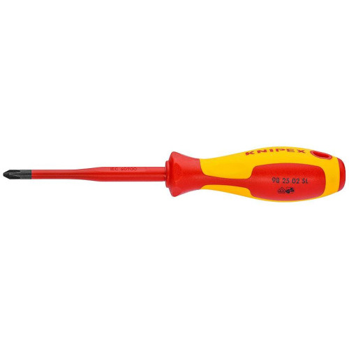 Викрутка для гвинтів з хрестовим шліцом Pozidriv KNIPEX 98 25 02 SL