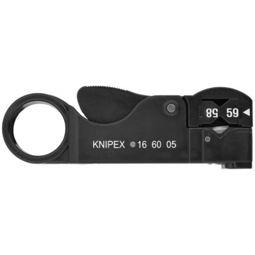 Стрипер для зняття ізоляції з коаксіальних кабелів KNIPEX 16 60 05 SB