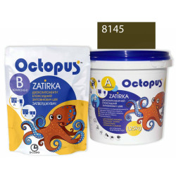 Двокомпонентна епоксидна фуга Octopus Zatirka колір оливковий 8145  1,25 кг