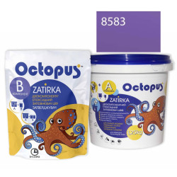 Двокомпонентна епоксидна фуга Octopus Zatirka колір бузковий 8583 1,25 кг