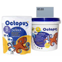 Двокомпонентна епоксидна фуга Octopus Zatirka колір синій 8530 1,25 кг