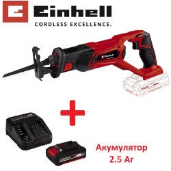 Пила сабельная аккумуляторная Einhell TE-AP 18/22 Li Kit 2.5 Ah