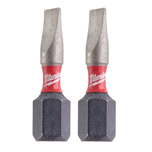 Насадка Milwaukee SHOCKWAVE SL1,2x6,5 25 мм (2 шт.)