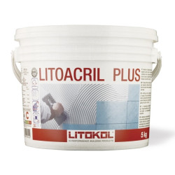 Дисперсійний клей LITOKOL LITOACRIL PLUS 5 кг білий