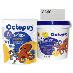 Двокомпонентна епоксидна фуга Octopus Zatirka колір сіро-фіолетовий 8360 1,25 кг