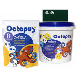 Двокомпонентна епоксидна фуга Octopus Zatirka колір зелено-м'ятний 8089 1,25 кг