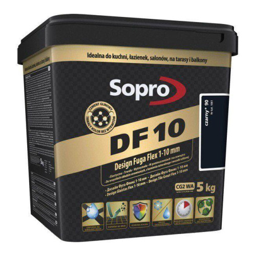 Фуга для швів Sopro DF 10 1061 чорна №90 (5 кг)