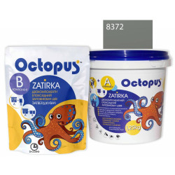 Двокомпонентна епоксидна фуга Octopus Zatirka колір сіро-фіолетовий 8372 1,25 кг