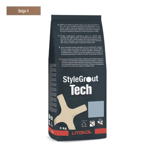 Цементна фуга StyleGrout Tech 0-20 (Beige 4) 3 кг