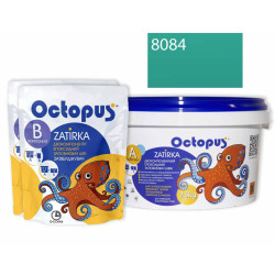 Двокомпонентна епоксидна фуга Octopus Zatirka колір зелено-м'ятний 8084 2,5 кг