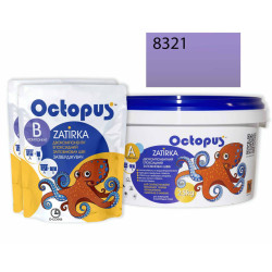 Двокомпонентна епоксидна фуга Octopus Zatirka колір фіолетово-фіалковий  8321 2,5 кг