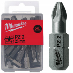 Насадка Milwaukee PZ2 25 мм (25 шт.)