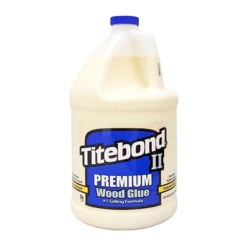 Столярний ПВА клей для дерева Titebond II Premium Wood Glue D3, медово-кремовий, 3.78 л