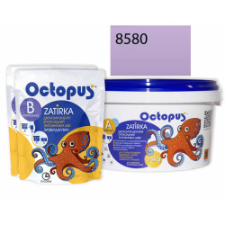 Двокомпонентна епоксидна фуга Octopus Zatirka колір бузковий 8580 2,5 кг