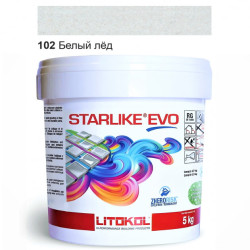 Епоксидна фуга Litokol Starlike EVO 102 білий лід (біла) 5 кг