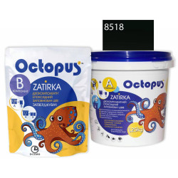 Двокомпонентна епоксидна фуга Octopus Zatirka колір зелено-смарагдовий 8518 1,25 кг