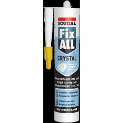 Клей-герметик Soudal FIX ALL Crystal 290 мл