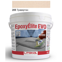 Епоксидна фуга Litokol Epoxyelite EVO c.205 двокомпонентна травертин (бежева) 10 кг