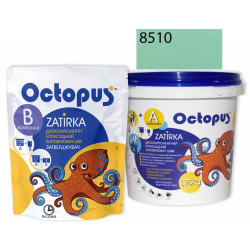 Двокомпонентна епоксидна фуга Octopus Zatirka колір зелено-смарагдовий 8510 1,25 кг