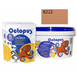 Двокомпонентна епоксидна фуга Octopus Zatirka колір коричнево-персиковий 8222 2,5 кг