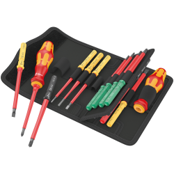 Викрутка зі змінними насадками WERA Kraftform Kompakt VDE 17 Universal 1 Tool Finder