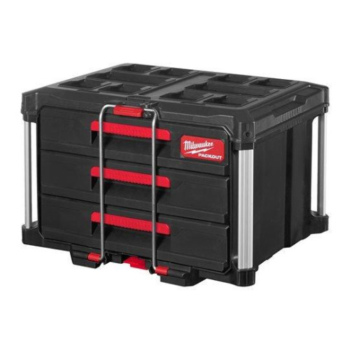 Ящик для інструменту з 3 висувними відсіками MILWAUKEE PACKOUT DRAWER BOX 4932472130