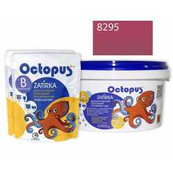 Двокомпонентна епоксидна фуга Octopus Zatirka колір червоний 8295 2,5 кг