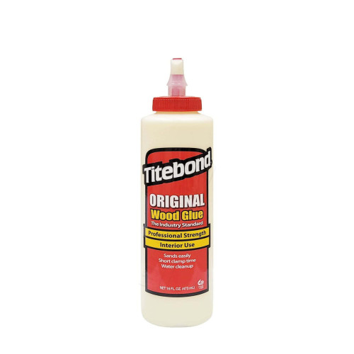 Столярний ПВА клей для дерева Titebond Original Wood Glue D2, медово-кремовий, 473 мл