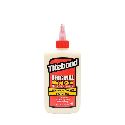 Столярний ПВА клей для дерева Titebond Original Wood Glue D2, медово-кремовий, 237 мл