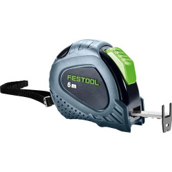 Рулетка FESTOOL 5 м, двостороннє градуювання, обгумована, метрична