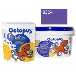 Двокомпонентна епоксидна фуга Octopus Zatirka колір фіолетово-фіалковий 8324 2,5 кг