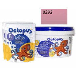 Двокомпонентна епоксидна фуга Octopus Zatirka колір червоний 8292 2,5 кг