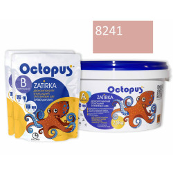 Двокомпонентна епоксидна фуга Octopus Zatirka колір персиковий 8241 2,5 кг