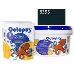 Двокомпонентна епоксидна фуга Octopus Zatirka колір сіро-зелений 8355 2,5 кг