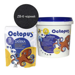 Двокомпонентна епоксидна фуга Octopus Zatirka колір чорний 1,25 кг.