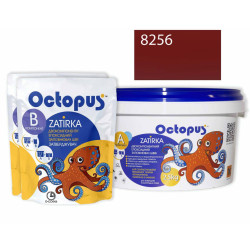 Двокомпонентна епоксидна фуга Octopus Zatirka колір червоний 8256 2,5 кг