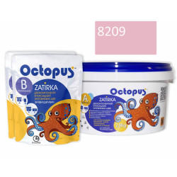 Двокомпонентна епоксидна фуга Octopus Zatirka колір рожевий 8209 2,5 кг