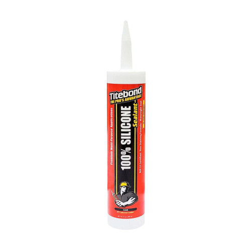 Силіконовий герметик Titebond 100% Silicone Sealant, безбарвний, 300 мл