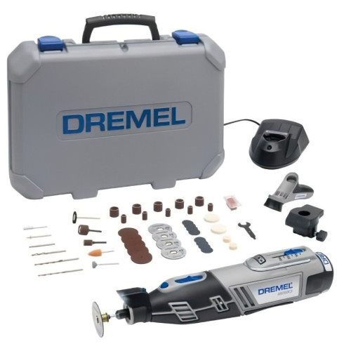 Бездротовий гравер Dremel 8220 2/45, 45 насадок + 1 акб 12V + пластиковий кейс