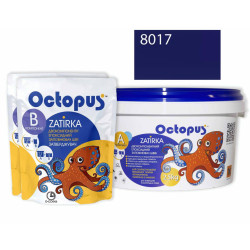 Двокомпонентна епоксидна фуга Octopus Zatirka колір фіолетово-лавандовий 8017 2,5 кг