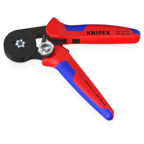 Інструмент Knipex для обжиму контактних гільз з автоналаштуванням, до 16 мм²