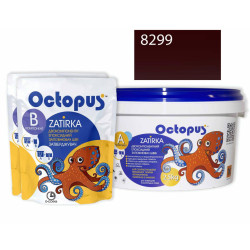 Двокомпонентна епоксидна фуга Octopus Zatirka колір рожево-малиновий 8299 2,5 кг