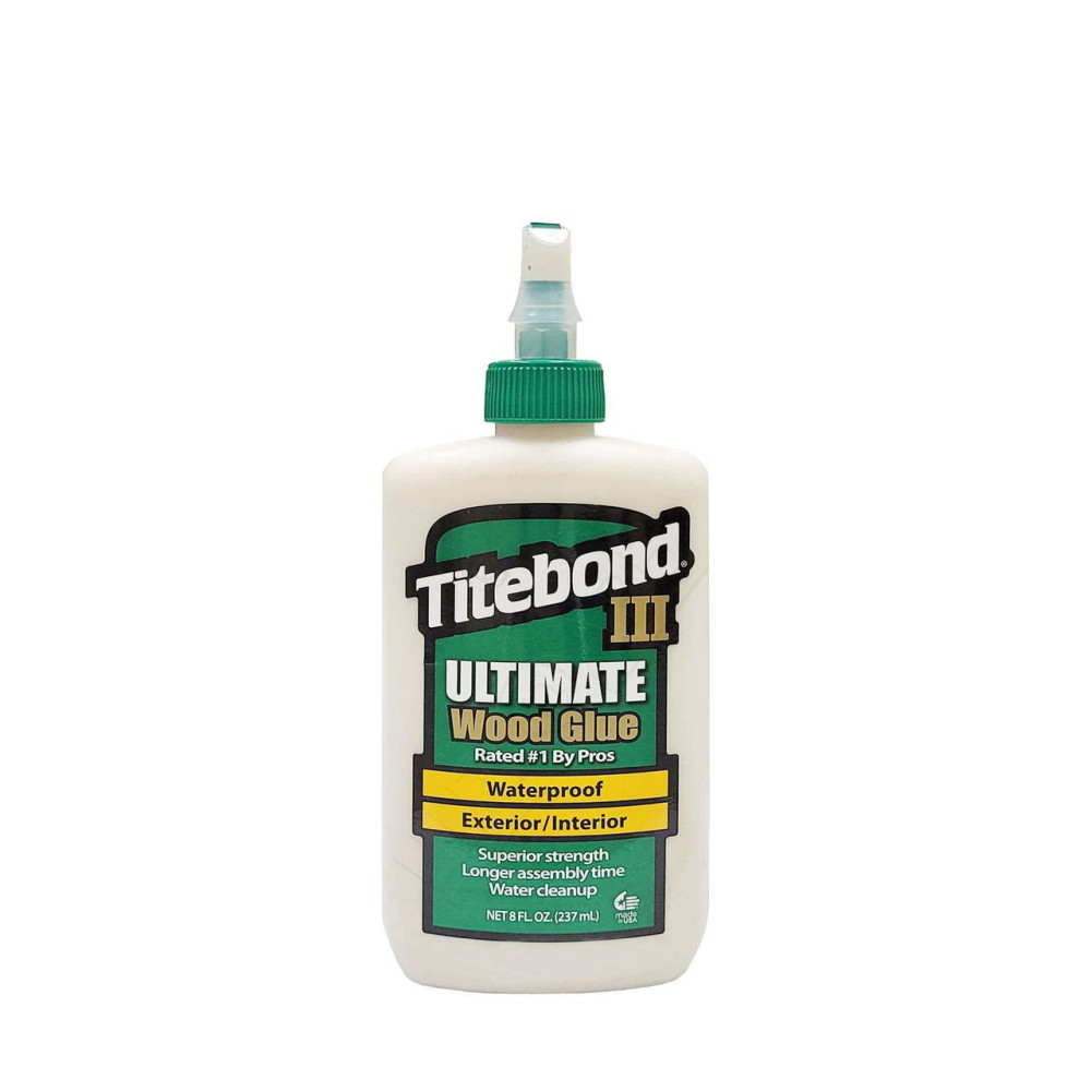 Універсальний ПВА клей для дерева Titebond III Ultimate Wood Glue D4, світло-коричневий, 237 мл (1413)