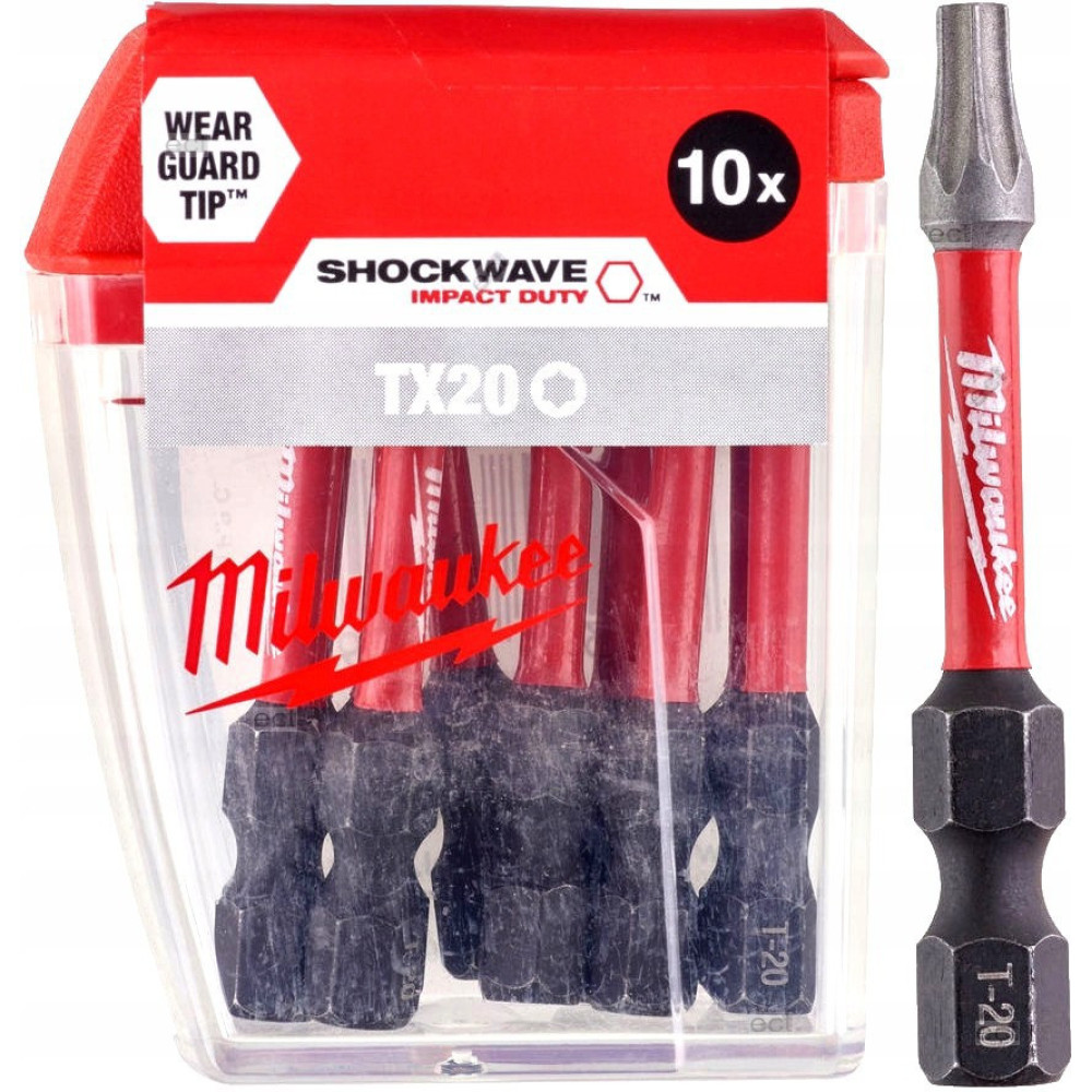 Насадка Milwaukee SHOCKWAVE TX20 50 мм (10 шт.)